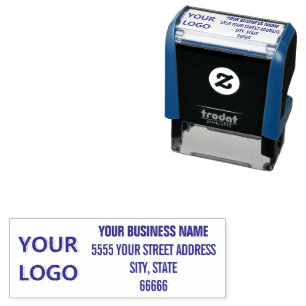Personalised Logo Name Address Self-inking Stamp