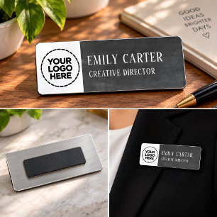Personalised Logo Name & Job Title Professional Tag