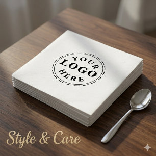 Personalised Logo Napkins for Brand Promotion