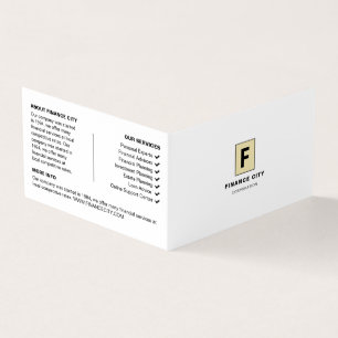 Personalised Logo & Photo, Business & Finance Card