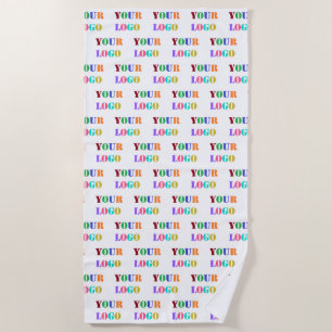 Personalised Logo Photo Promotional Beach Towel