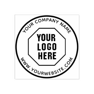 Personalised Logo Stamp: Self-Inking, Customised  Rubber Stamp