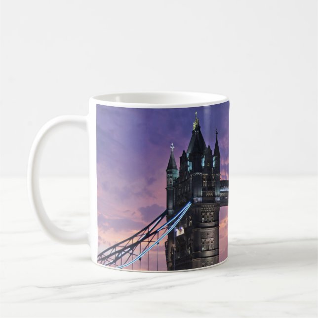Personalised London Bridge Coffee Mug (Left)