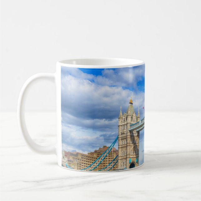 Personalised London Bridge Coffee Mug (Left)