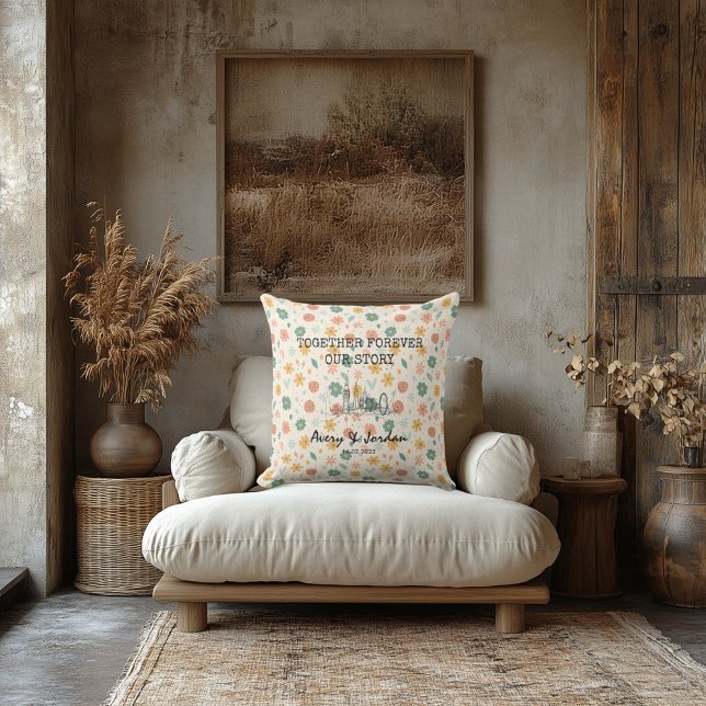 Personalised London Skyline Minimalist Pattern Cushion (Creator Uploaded)