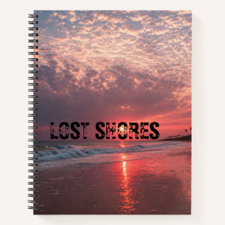 Personalised Lost Shores Beach Sunrise Notebook