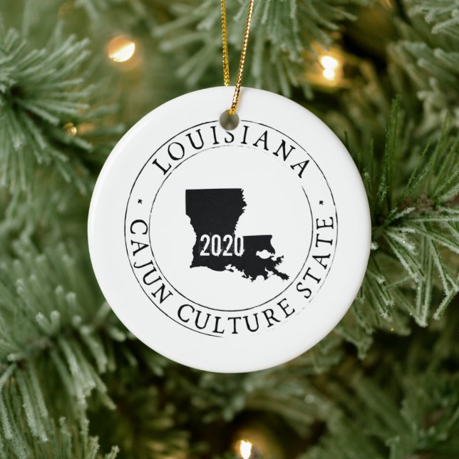 Personalised  Louisiana Ornament (Tree)