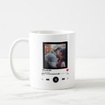 Personalised Love Couple Anniversary Gifts Song Coffee Mug<br><div class="desc">Personalised Love Couple Anniversary Gifts Song</div>