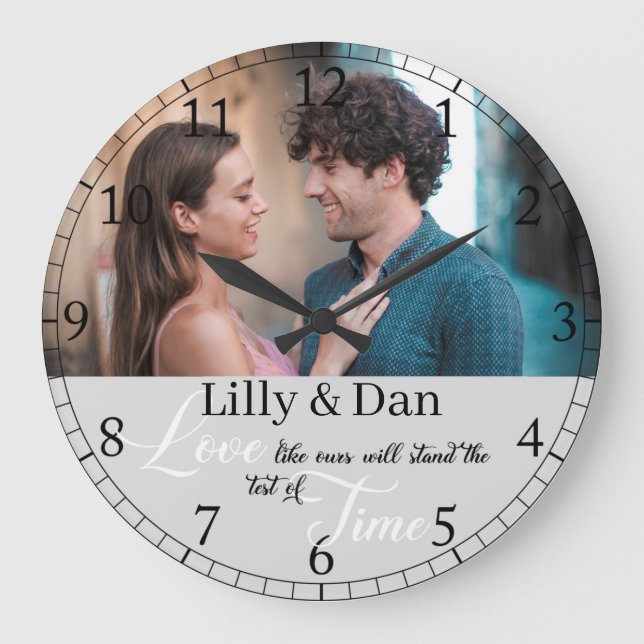 Personalised Love Like Ours Clock (Front)