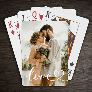Personalised Love Photo Playing Cards