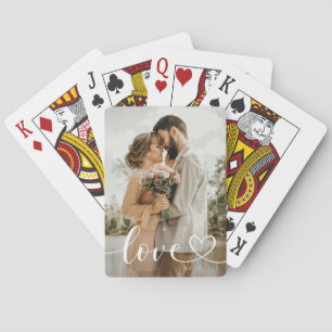 Personalised Love Photo Playing Cards