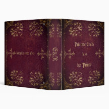 Personalised love story    - antique  look Binder