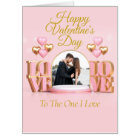 Personalised Love Valentine Photo Card For Her
