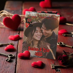 Personalised LOVE with Custom Photo & Messages  Card