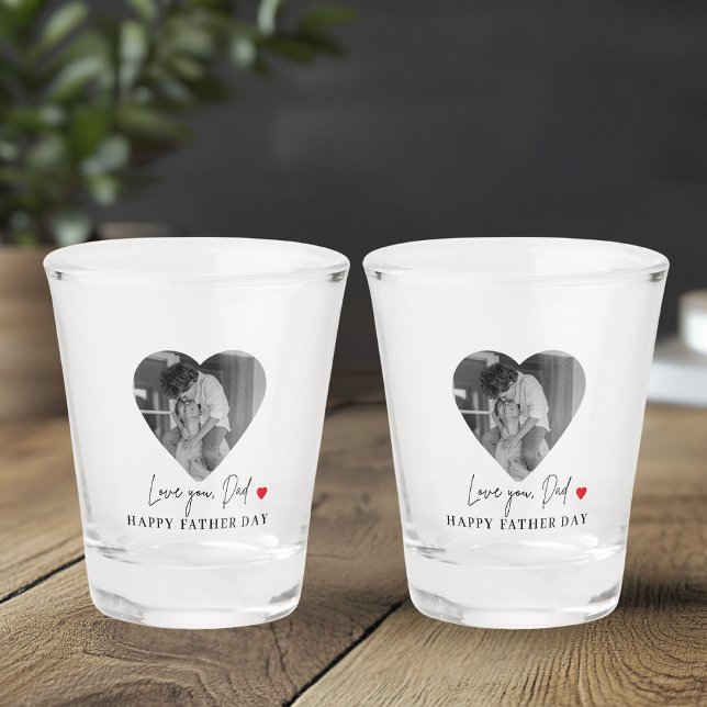 Personalised Love You Dad Photo | Fathers Day Gift Shot Glass (Creator Uploaded)
