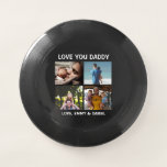 Personalised Love You Daddy Photo  Wham-O Frisbee<br><div class="desc">A personalised photo frisbee for dad with pictures of him and his kids. Great gift for a birthday,  Father's Day or a new dad.</div>