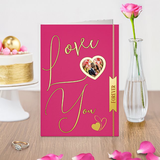 Personalised Love You Forever Valentine's Day Card (Creator Uploaded)