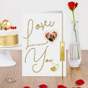 Personalised Love You Forever Valentine's Day Card