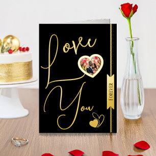Personalised Love You Forever Valentine's Day Card