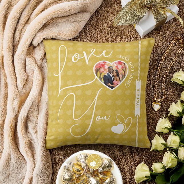 Personalised Love You Forever Valentine's Day Cushion (Creator Uploaded)