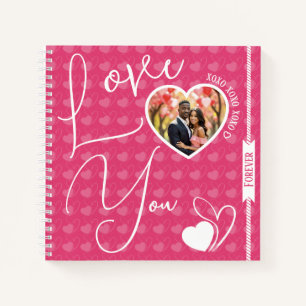 Personalised Love You Forever Valentine's Day Notebook