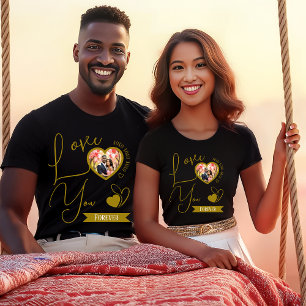 Personalised Love You Forever Valentine's Day T-Shirt