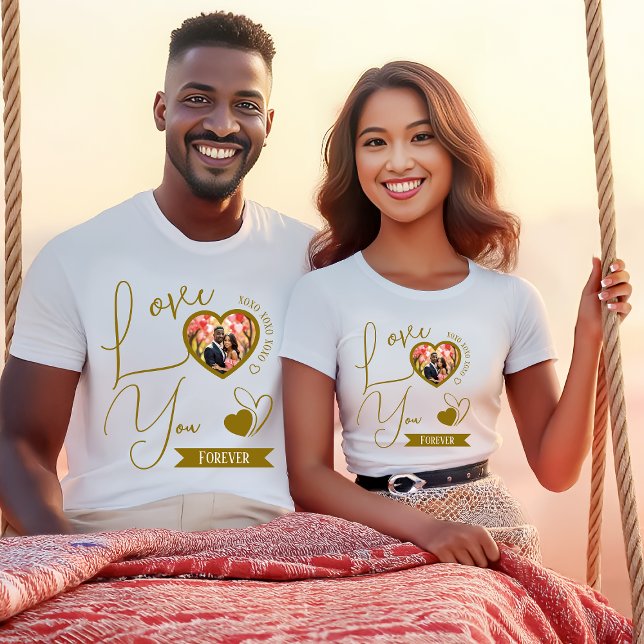 Personalised Love You Forever Valentine's Day T-Shirt (Creator Uploaded)