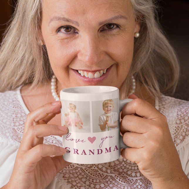 "Personalised 'Love You Grandma' Coffee Mug  (Creator Uploaded)