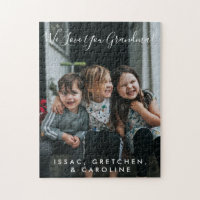 Personalised Love You Grandma Photo Handwritten 