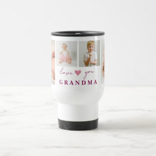 "Personalised 'Love You Grandma' Travel Mug 