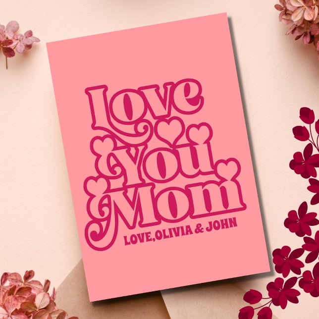 Personalised Love You Mum Mother's Day Photo Card (Creator Uploaded)