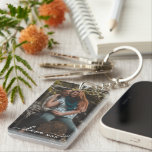 Personalised Lovers Couple Picture Love Text Key Ring<br><div class="desc">If you are looking for a way to show your love and appreciation to someone special, then you might like this keychain with a cute romantic Love text written in a stylish elegant calligraphy script font. This keychain is a unique keepsake, birthday, anniversary, Valentine’s Day gift, or Christmas stocking stuffer...</div>