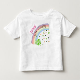 Personalised Lucky Charm Rainbow Tee