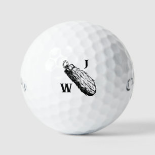 Personalised Lucky Rabbit's Foot Golf Balls
