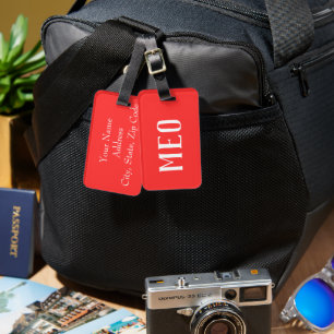 Personalised Luggage Tag