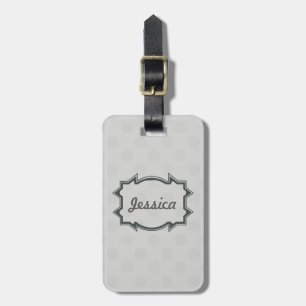 Personalised luggage tag