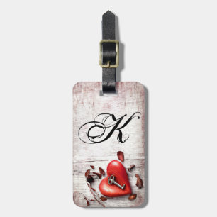 Personalised Luggage Tag Country Wood Key to my He