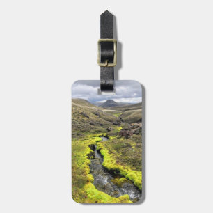 Personalised luggage tag - Iceland nature