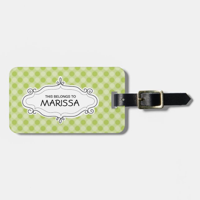 Personalised Luggage Tags (Front Horizontal)