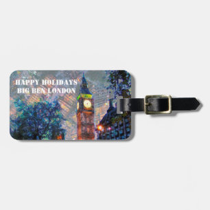 Personalised Luggage Tags-Big Ben London. Tag