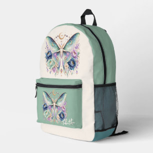 Personalised Luna Moth Backpack