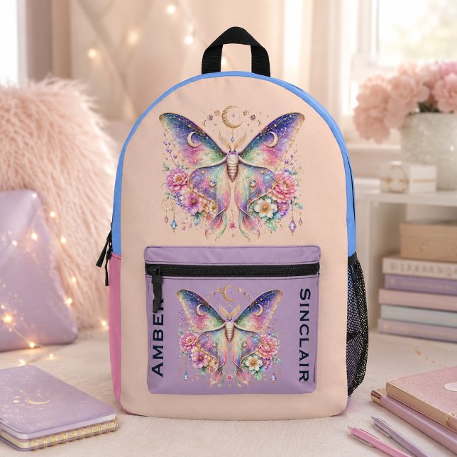 Personalised Luna Moth Backpack  (Creator Uploaded)