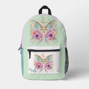 Personalised Luna Moth Backpack