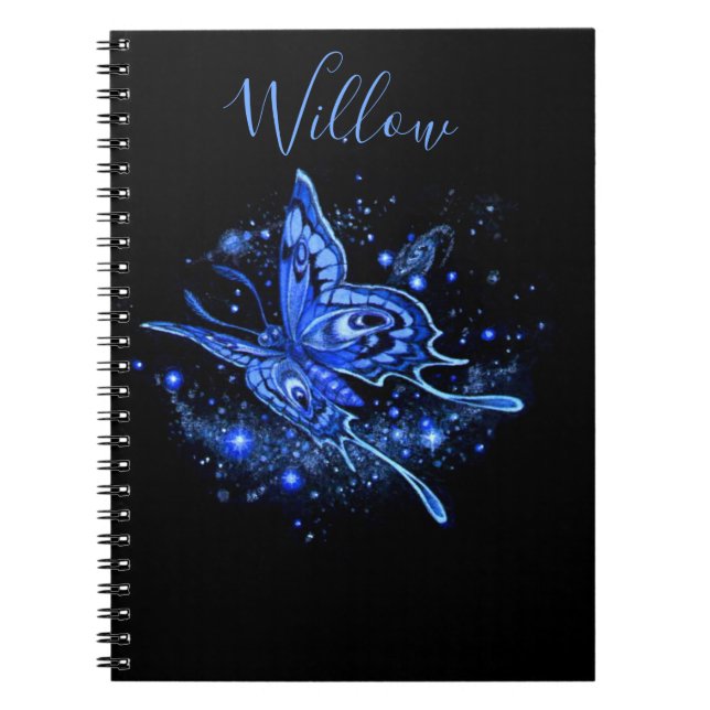 Personalised Lunar Moth Notebook (Front)
