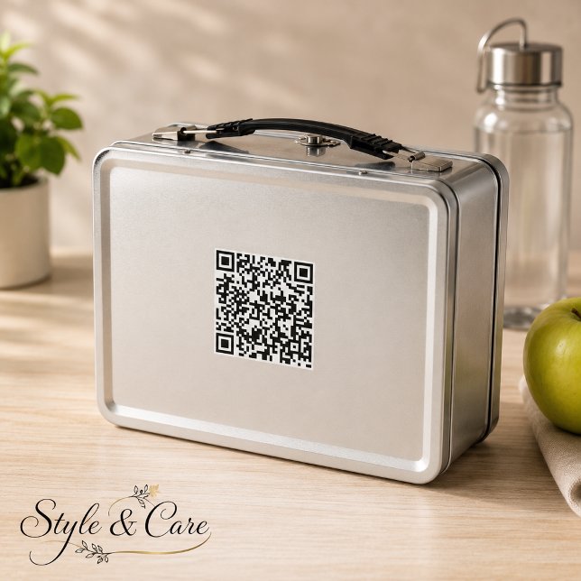 Personalised Lunchbox with Scannable QR Code (Personalized Lunchbox with Scannable QR Code)