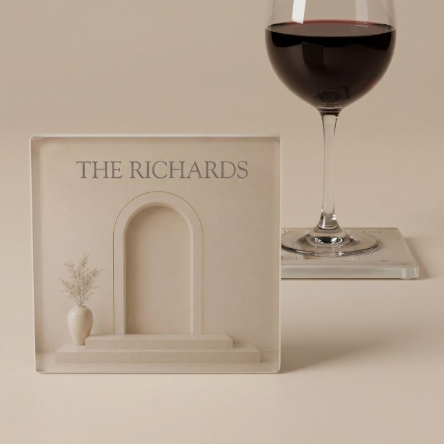 Personalised Luxury Architectural Glass Coaster (Creator Uploaded)