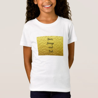 Personalised luxury golden foil T-Shirt