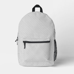 Personalised Luxury Pinstripe Backpack
