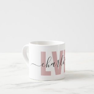 Personalised LVN Licensed Vocational Nurse Chic Espresso Cup
