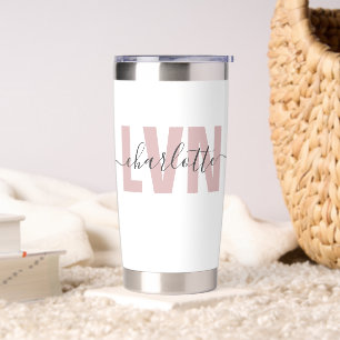 Personalised LVN Licensed Vocational Nurse Chic Insulated Tumbler